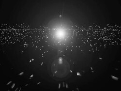 Bang 01 Shockwave Centred BW Stock Footage