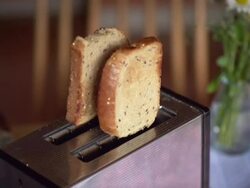 SLOW MOTION: Popping Toast Stock Footage