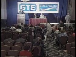 USA - Bell Atlantic and GTE announce merger News Clip