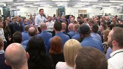 General Election 2015 - David Cameron Gives Speech To Staff At Kelvin Hughes News Clip