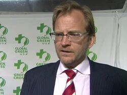 INTERVIEW - Matt Petersen (President & CEO Global Green USA) at Global Green USA's 10th Annual Pre-Oscar Party Stock Footage