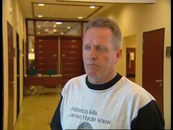 Protests at James Hardie share meeting News Clip