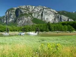 Stawamus Chief Provincial Park Squamish Stock Footage