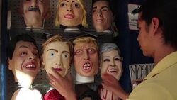 CLEAN : Clinton and Trump popular in Mexico...for Halloween News Clip