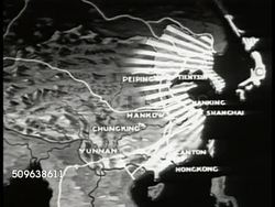 Map China Japanese territory Instructional Video