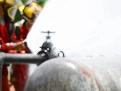 HD:Fire fighter. Stock Footage