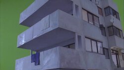 A model of a building is ready for a simulation to test its strength. Stock Footage