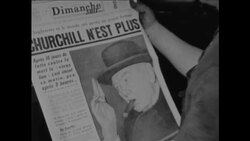 CAN436 PARIS MOURNS THE DEATH OF CHURCHILL Instructional Video