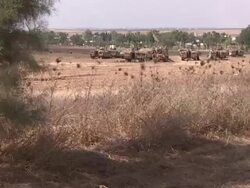 ID tank convoy on Gaza border News Clip
