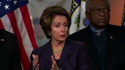 House Minority Leader Nancy Pelosi says whenever it seems like a deal to avoid the fiscal cliff is near Republicans back away from the negotiating table. News Clip