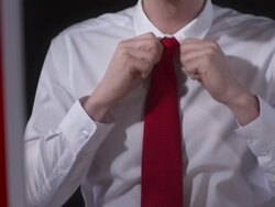 HD: Man In Evening Wear Dressing Up Stock Footage