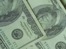 HD MONTAGE: Money getting thrown around Stock Footage