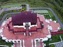 Lanna Style Architecture (Hor Kum Luang) Stock Footage