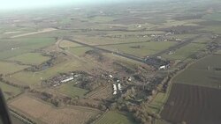 Aerials over proposed garden town site News Clip