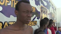 Migrants face difficult conditions in Libyan detention centre Instructional Video