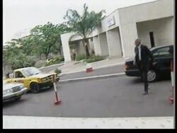 CONGO: KINSHASA: SHELL EXPLODES OUTSIDE INTERCONTINENTAL HOTEL News Clip