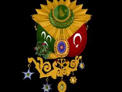 Ottoman coat of arms Stock Footage