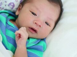 HD1080p:Asian infant ,baby new born, Stock Footage