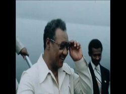 SYND 8 6 80 SUDANESE AND UGANDAN LEADERS HOLD SUMMIT MEETING News Clip