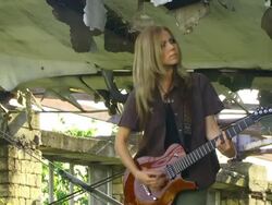 Girl play Rock Stock Footage