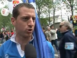 CLEAN: French mark May Day News Clip