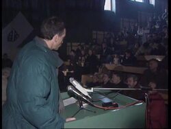 BOSNIA: SARAJEVO: BOSNIAN MOSLEM REFUGEES MEETING News Clip