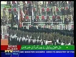 Pervez Musharraf stepped down Wednesday from his powerful post as military commander, a day before he is due to be sworn in as Pakistan's civilian president. News Clip