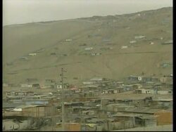 PERU: LIMA: ENVIRONMENTALISTS BLOCK TRAFFIC WITH HUMAN CHAIN News Clip