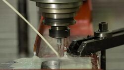 CNC Machine / Lathe Stock Footage