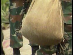 Bangladesh - Soldiers try to prevent flood damage News Clip