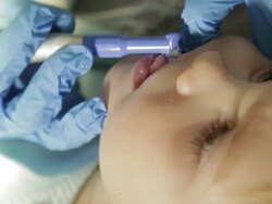 Little Boy In Dental Office Stock Footage