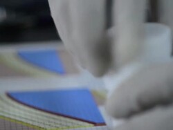 Pouring pills into hands Stock Footage