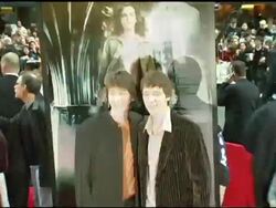 'Harry Potter and The Goblet of Fire' New York Premiere Arrivals Stock Footage