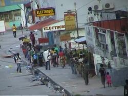 Fighting between goverment troops and ex-warlord's army continues News Clip