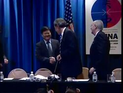 WRAP US Commerce Sec arrives for talks on trade barriers, signing ceremonies News Clip