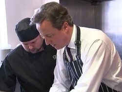 David Cameron visits Brain's Brewery News Clip