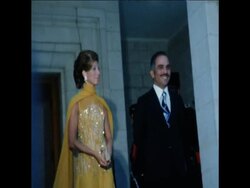 SYND 15 4 75 ROMANIAN PRESIDENT CEAUSESCU ARRIVES IN AMMAN, JORDAN News Clip