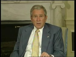 Bush defends administration detention, interrogation policies News Clip