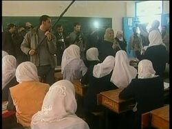 Palestinian children record video messages for online refugee community News Clip