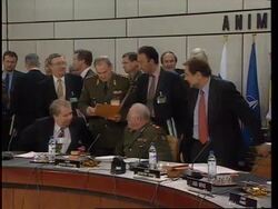 BELGIUM: NATO MEMBERS GATHER TO DISCUSS KOSOVO CRISIS (2) News Clip