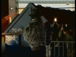 Supermodel on day two of her community service News Clip