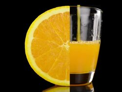 Orange juice Stock Footage