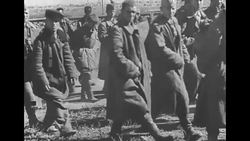 Russian POWs during 1940s World War II News Clip