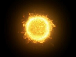 Hot sun - HD, PAL, NTSC Stock Footage