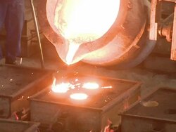 Molten Steel Stock Footage