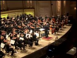 It's an example of what the internet makes possible: the Youtube Symphony Orchestra. The first-of-its-kind orchestra performed at New York City's Carnegie Hall Wednesday and is made up of players who auditioned via Youtube News Clip