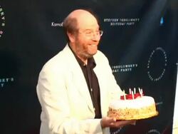 Birthday Party and DVD Release for Stephen Tobolowsky Stock Footage