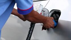 Gas station. Stock Footage