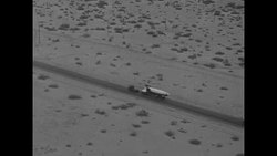 V-2 rocket moves toward launch pad for experiment in White Sands, NM News Clip