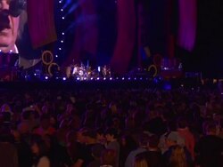 PERFORMANCE: Neil Young and Crazy Horse at Global Citizen Festival In Central Park To End Extreme Poverty Stock Footage